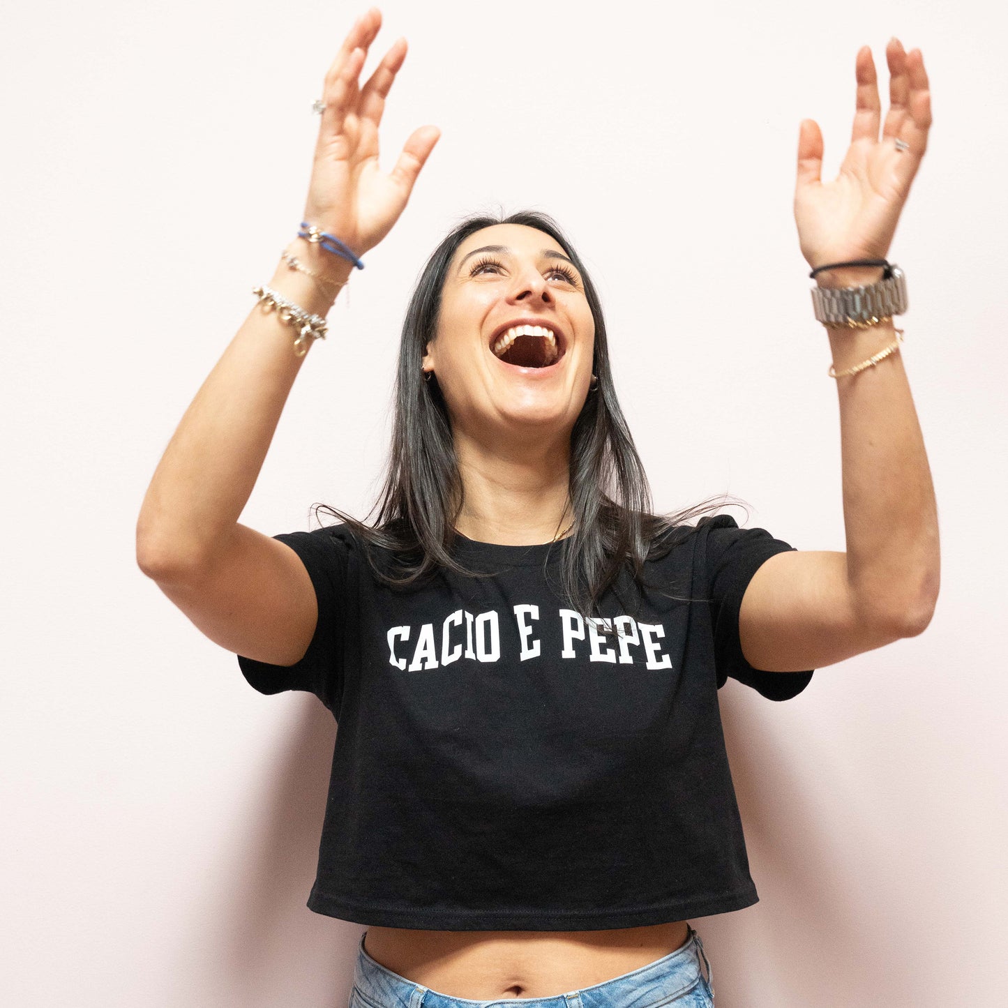 Cacio e Pepe Cropped Tee