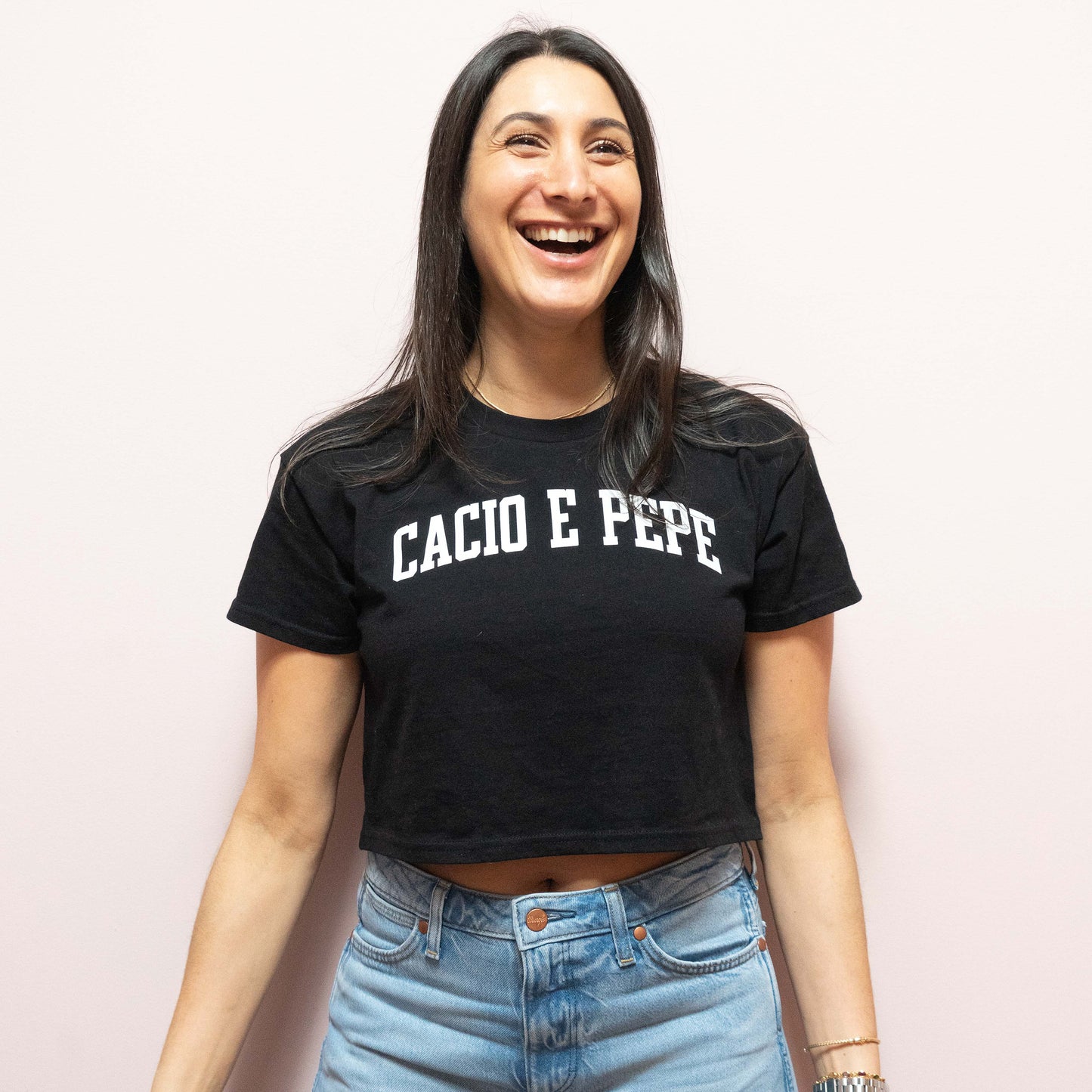 Cacio e Pepe Cropped Tee
