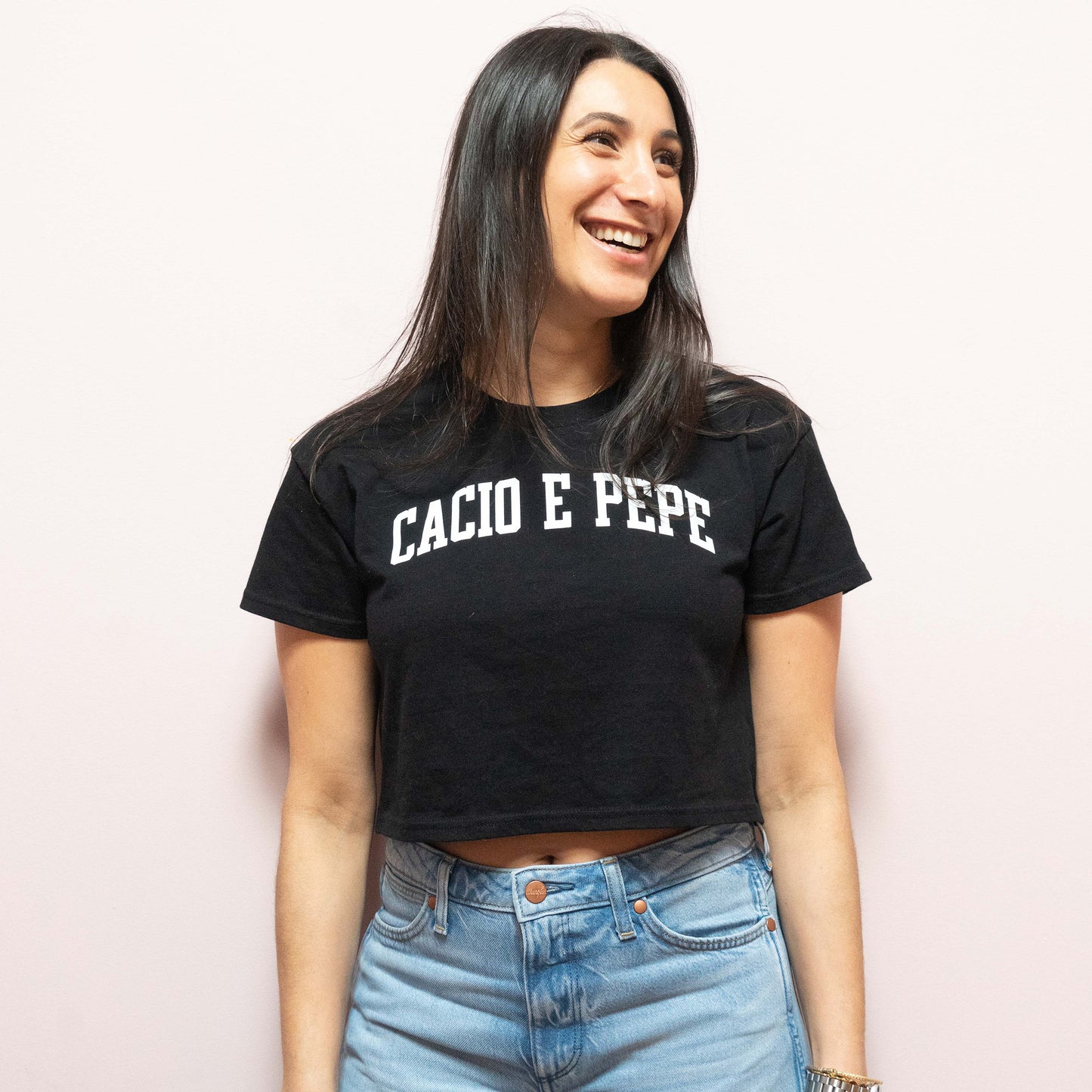 Cacio e Pepe Cropped Tee