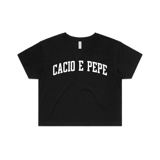 Cacio e Pepe Cropped Tee