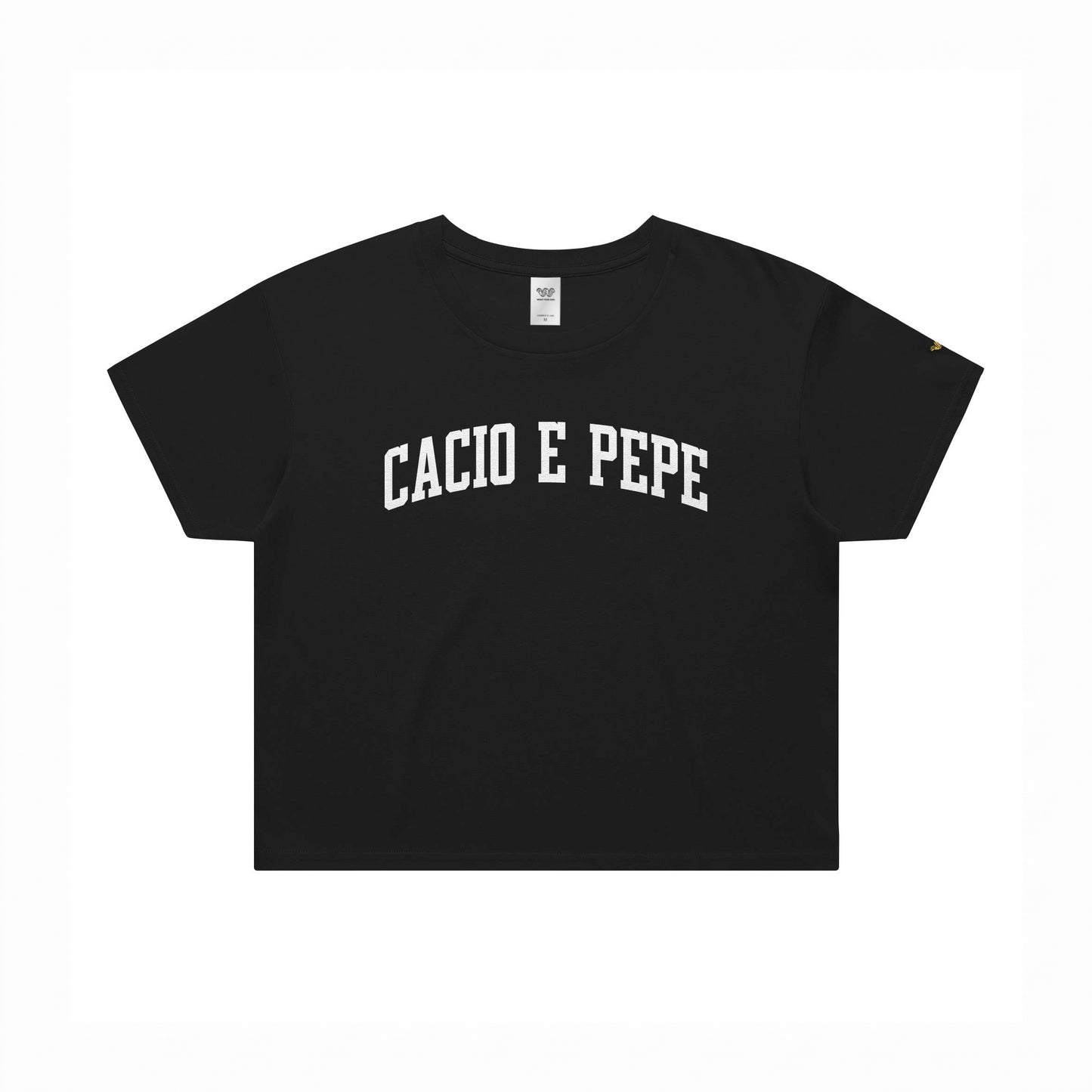 Cacio e Pepe Cropped Tee