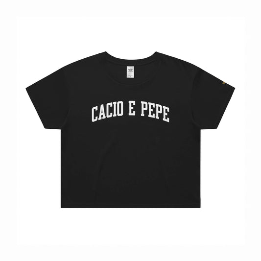 Cacio e Pepe Cropped Tee